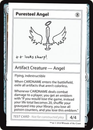 Puresteel Angel (2021 Edition) [Mystery Booster Playtest Cards] 