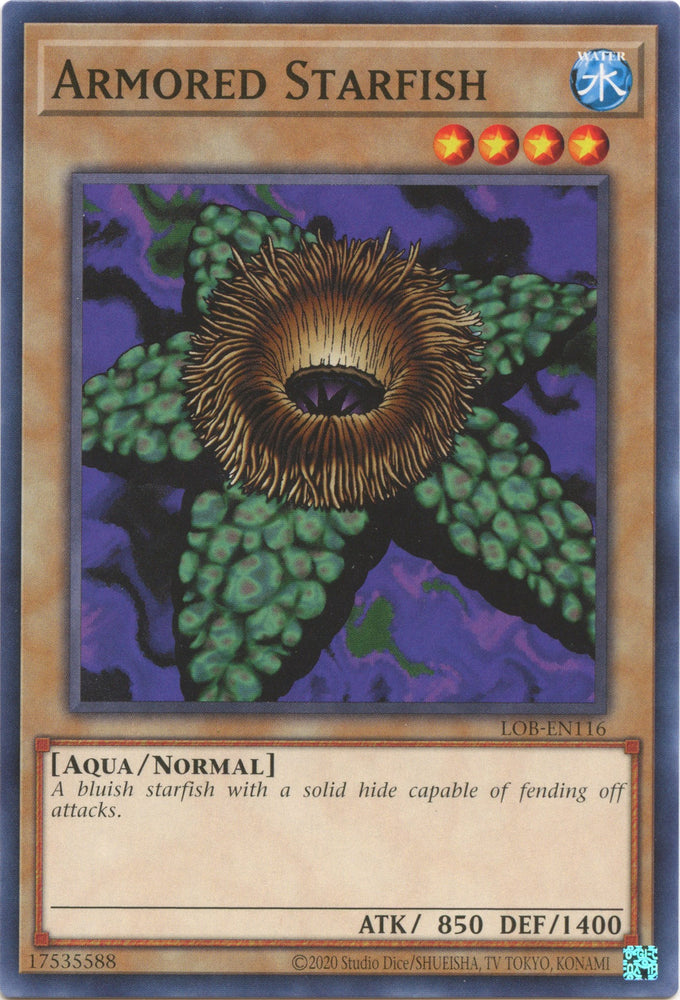 Armored Starfish (25th Anniversary) [LOB-EN116] Common 