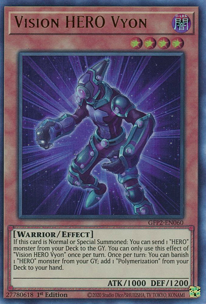 Vision HERO Vyon [GFP2-EN060] Ultra Rare 
