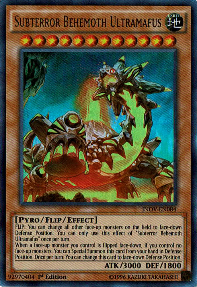 Subterror Behemoth Ultramafus [INOV-EN084] Ultra Rare 