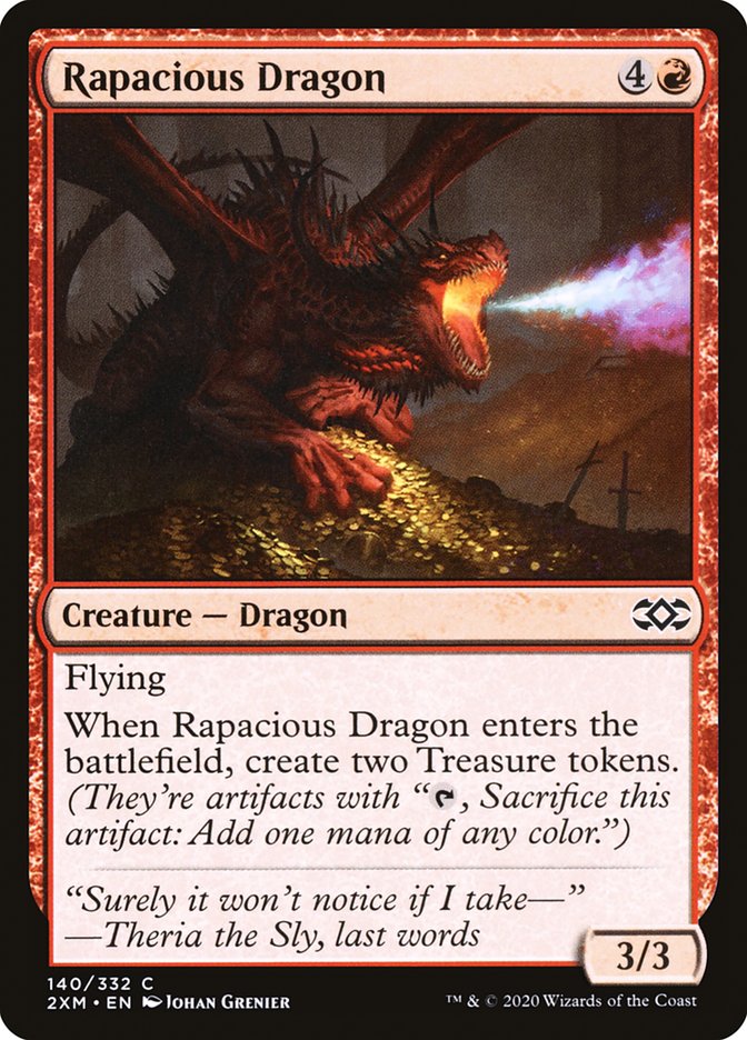 Rapacious Dragon [Double Masters] 