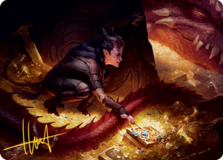 Hoard Robber Art Card (Gold-Stamped Signature) [Dungeons & Dragons: Adventures in the Forgotten Realms Art Series] 