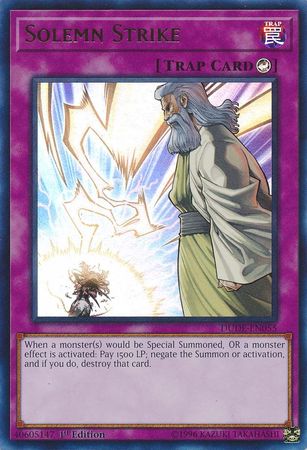 Solemn Strike [DUDE-EN055] Ultra Rare 