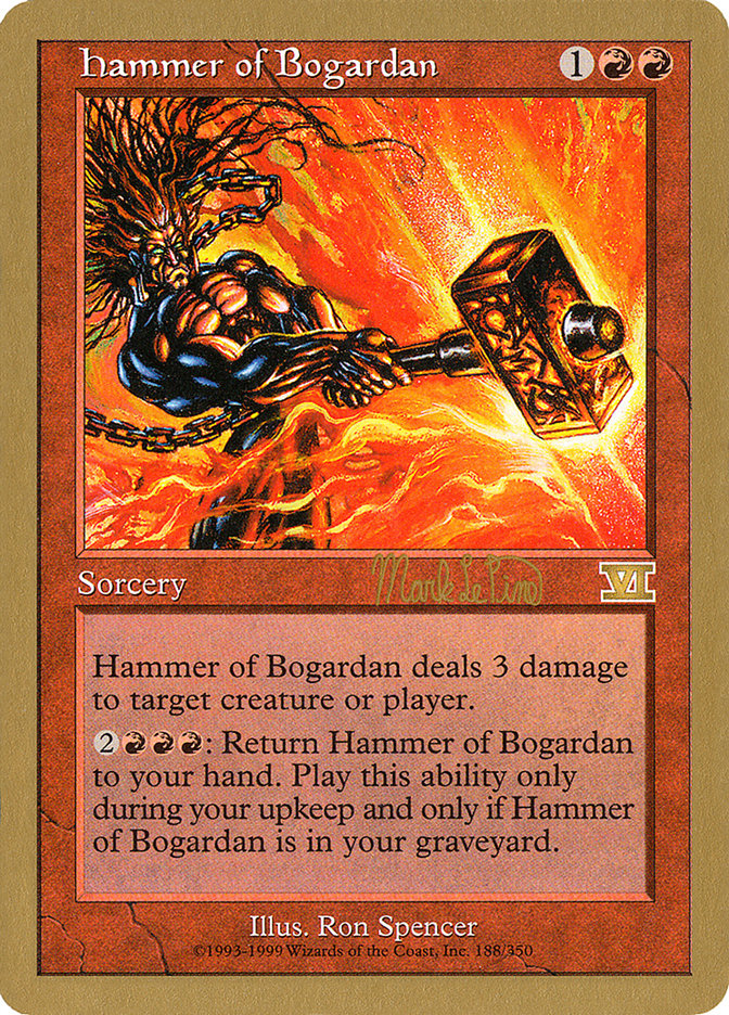 Hammer of Bogardan (Mark Le Pine) [World Championship Decks 1999] 