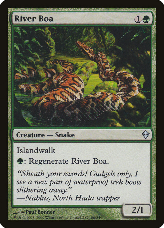 River Boa [Zendikar] 