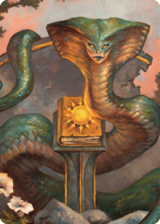 Guardian Naga Art Card [Commander Legends: Battle for Baldur's Gate Art Series] 