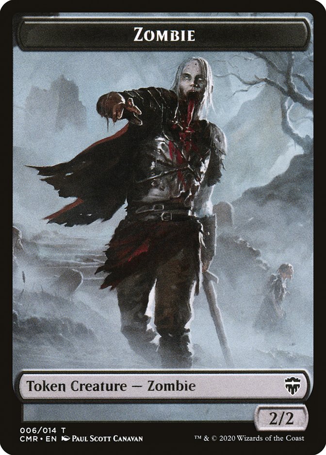 Zombie Token [Commander Legends Tokens] 