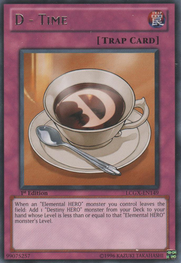 D - Time [LCGX-EN149] Rare 