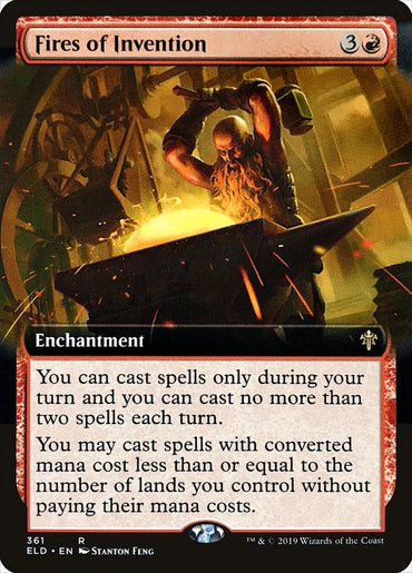 Fires of Invention (Extended Art) [Throne of Eldraine] 