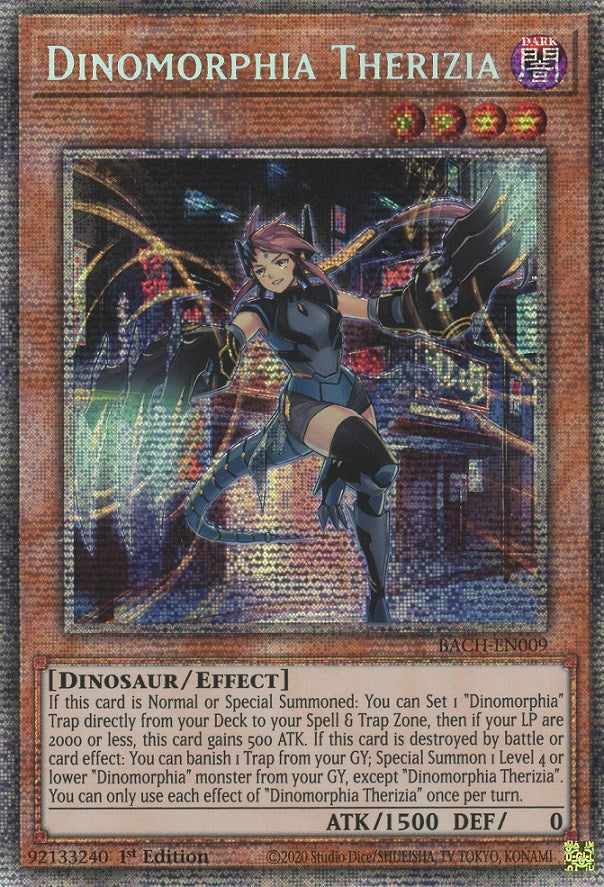 Dinomorphia Therizia [BACH-EN009] Starlight Rare 