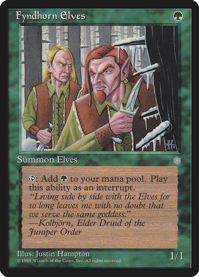 Fyndhorn Elves [Ice Age] 