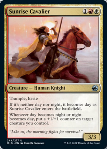 Sunrise Cavalier [Innistrad: Midnight Hunt]