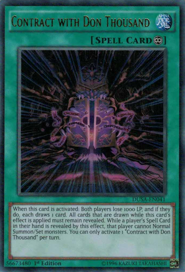 Contract with Don Thousand [DUSA-EN041] Ultra Rare 