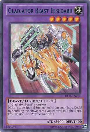 Gladiator Beast Essedarii (Blue) [DL18-EN010] Rare 