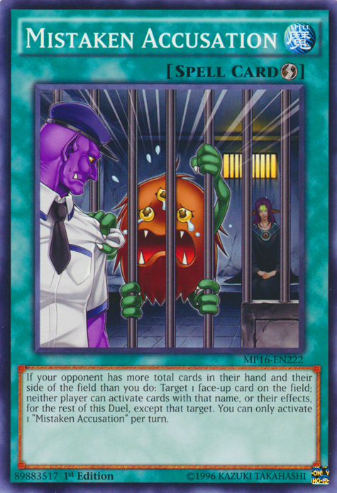 Mistaken Accusation [MP16-EN222] Common 