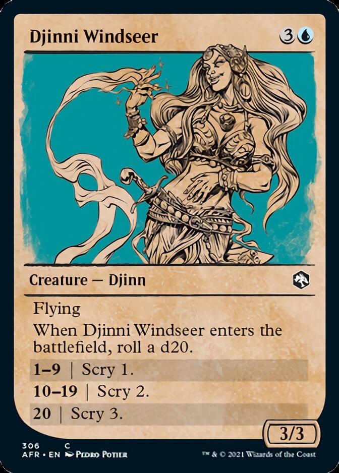 Djinni Windseer (Showcase) [Dungeons &amp; Dragons: Adventures in the Forgotten Realms] 