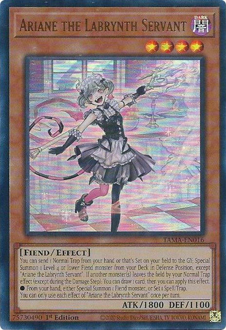 Ariane the Labrynth Servant [TAMA-EN016] Ultra Rare 