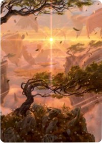 Windswept Heath Art Card [Zendikar Rising Art Series] 