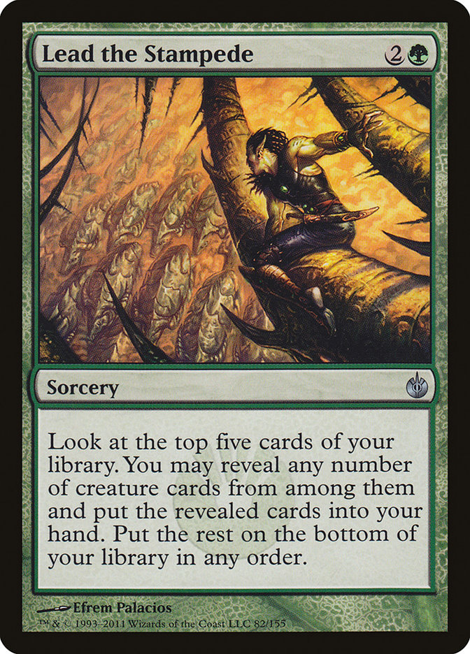 Lead the Stampede [Mirrodin Besieged] 