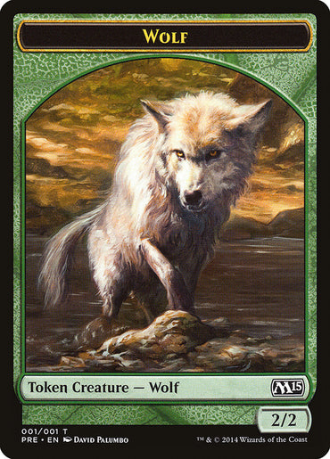 Wolf Token [Magic 2015 Prerelease Promos] 