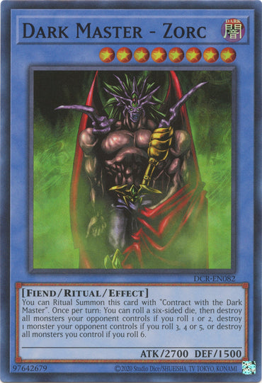 Dark Master - Zorc (25th Anniversary) [DCR-EN082] Super Rare 