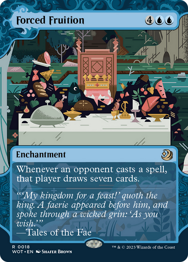 Forced Fruition [Wilds of Eldraine: Enchanting Tales] 