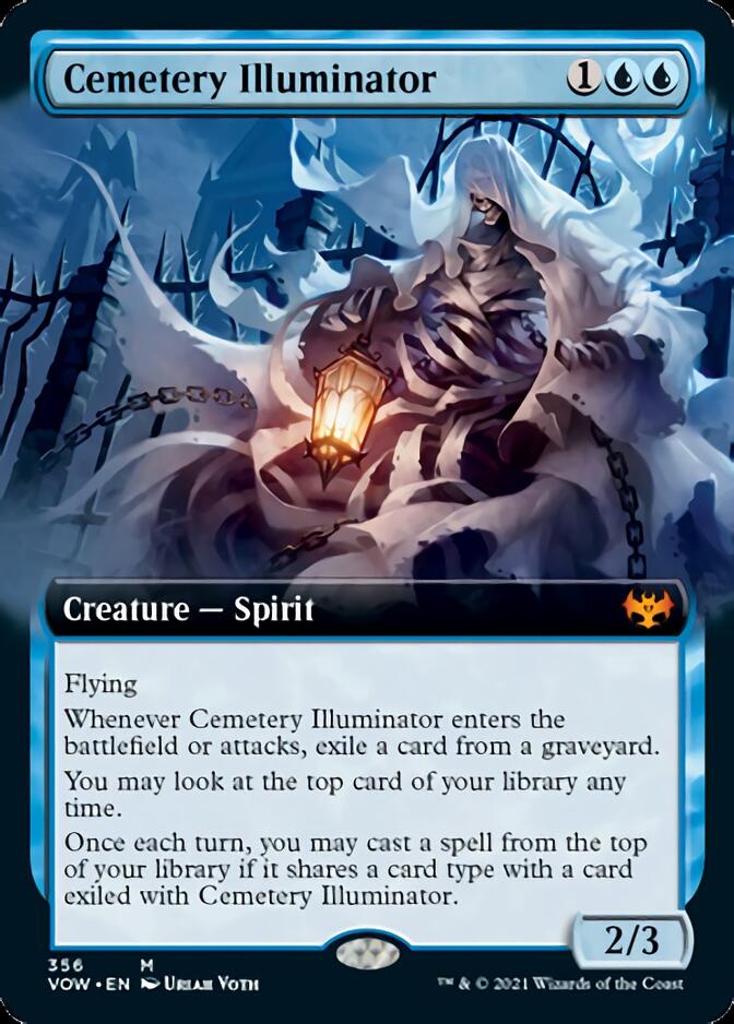 Cemetery Illuminator (Extended Art) [Innistrad: Crimson Vow] 