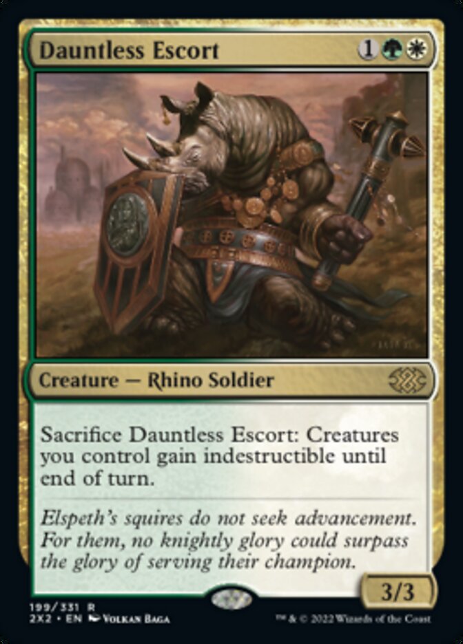 Dauntless Escort [Double Masters 2022] 