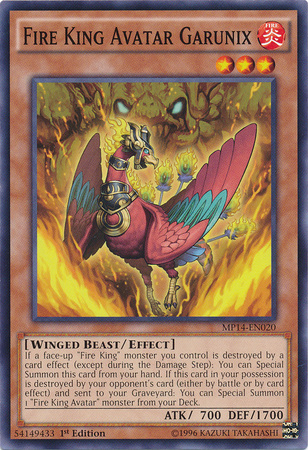 Fire King Avatar Garunix [MP14-EN020] Common 