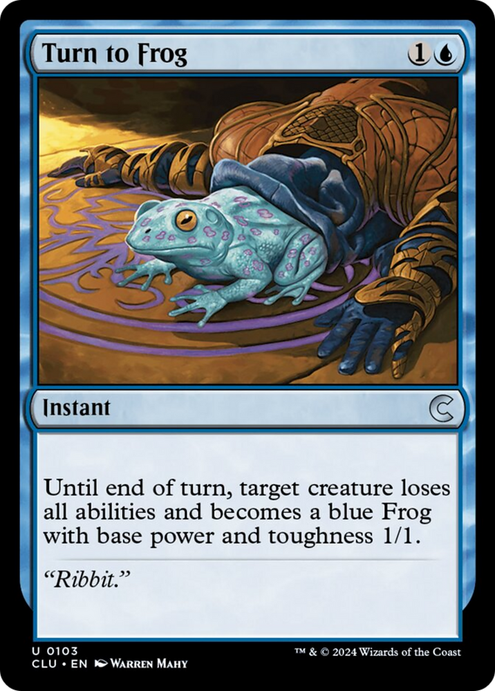 Turn to Frog [Ravnica: Clue Edition] 