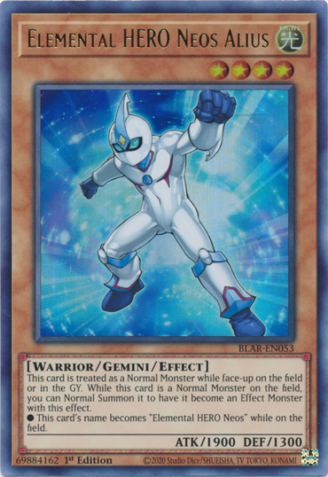 Elemental Hero Neos Alius [BLAR-EN053] Ultra Rare 