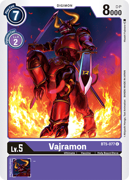 Vajramon [BT5-077] [Battle of Omni]