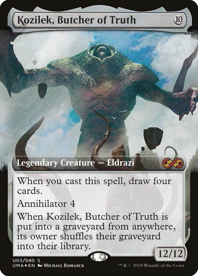 Kozilek, Butcher of Truth (Topper) [Ultimate Masters Box Topper] 