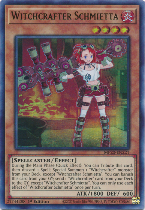 Witchcrafter Schmietta [MP20-EN221] Ultra Rare 