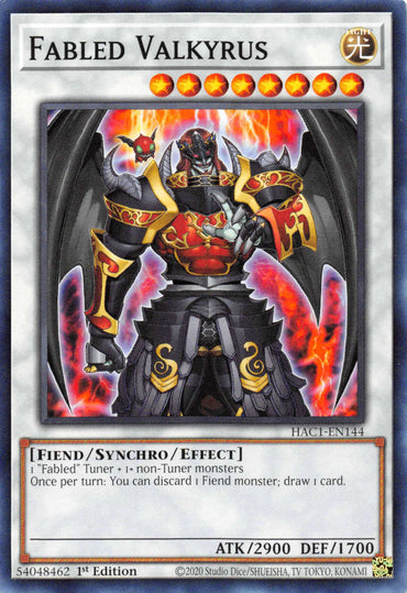 Fabled Valkyrus [HAC1-EN144] Common 
