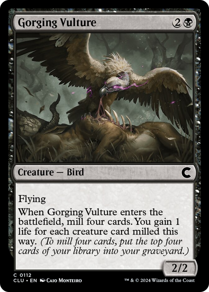 Gorging Vulture [Ravnica: Clue Edition] 