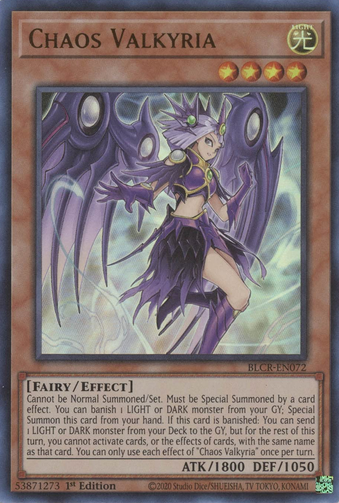 Chaos Valkyria [BLCR-EN072] Ultra Rare 