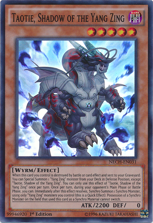 Taotie, Shadow of the Yang Zing [NECH-EN031] Super Rare 