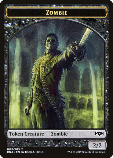 Zombie Token [Ravnica Allegiance Tokens] 