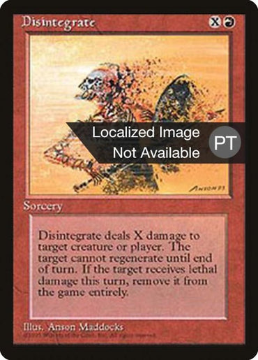 Disintegrate [Fourth Edition (Foreign Black Border)] 