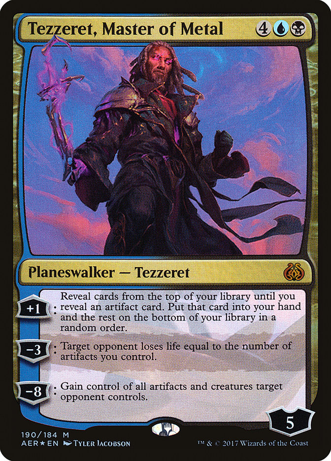 Tezzeret, Master of Metal [Aether Revolt] 