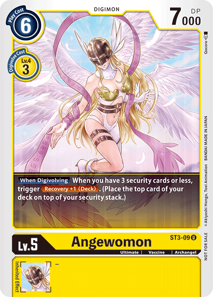 Angewomon [ST3-09] (Tamer Battle Pack) [Starter Deck: Heaven's Yellow Promos] 