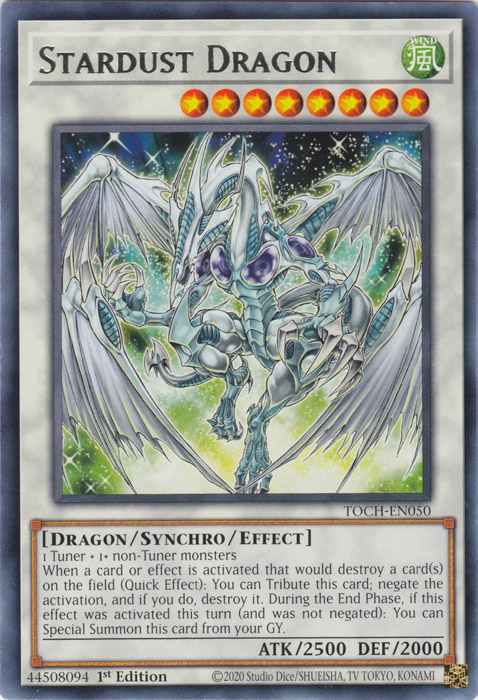 Stardust Dragon [TOCH-EN050] Rare 