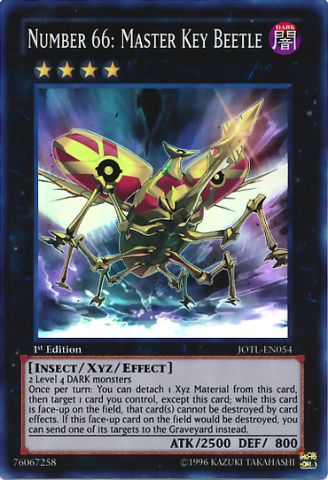 Number 66: Master Key Beetle [JOTL-EN054] Super Rare 