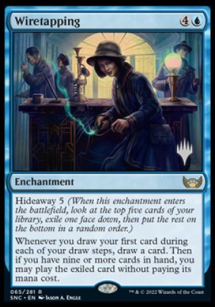 Wiretapping (Promo Pack) [Streets of New Capenna Promos] 