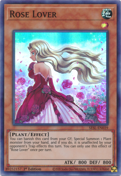 Rose Lover [SESL-EN039] Super Rare 