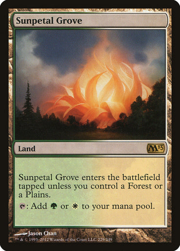 Sunpetal Grove [Magic 2013] 