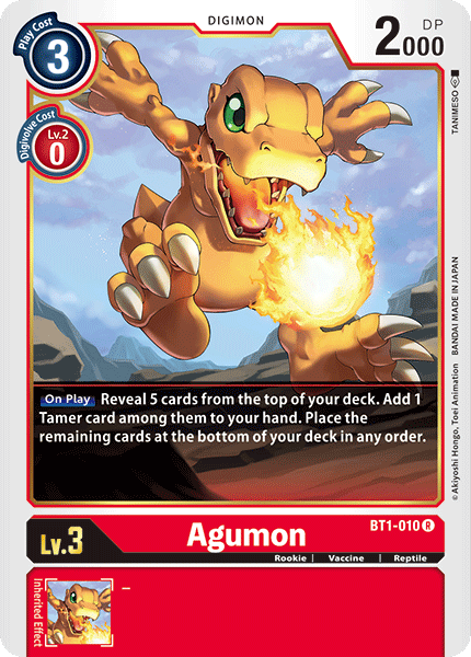 Agumon [BT1-010] [Release Special Booster Ver.1.0] 