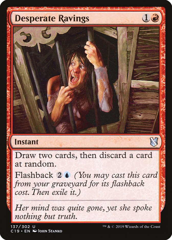 Desperate Ravings [Commander 2019]