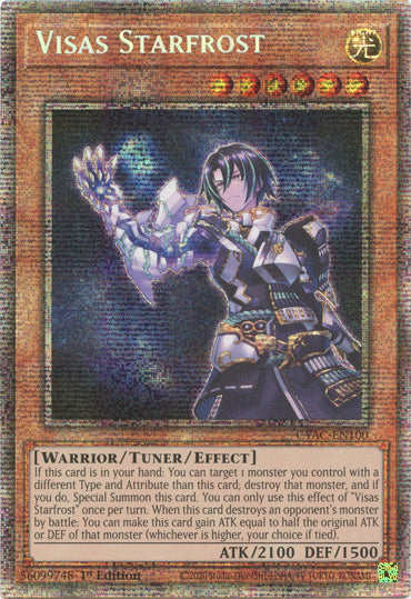 Starfrost Visas [CYAC-EN100] Starlight Rare 